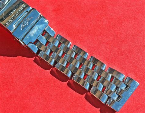 bracelet breitling cuir|breitling stainless steel watch bracelets.